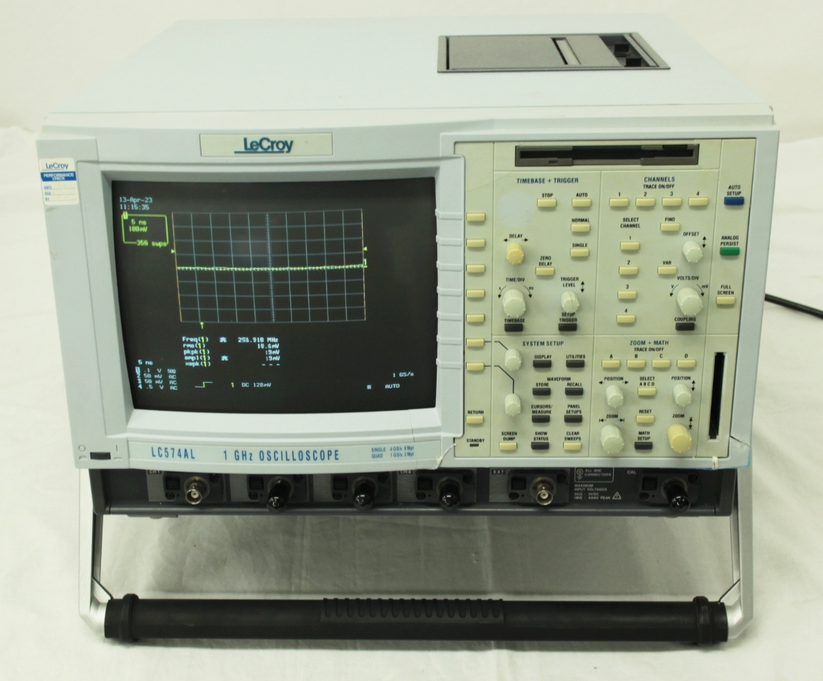 LC574AL1GHz 4ch 4Gs/s 8MLong Memory Digital Osclloscope