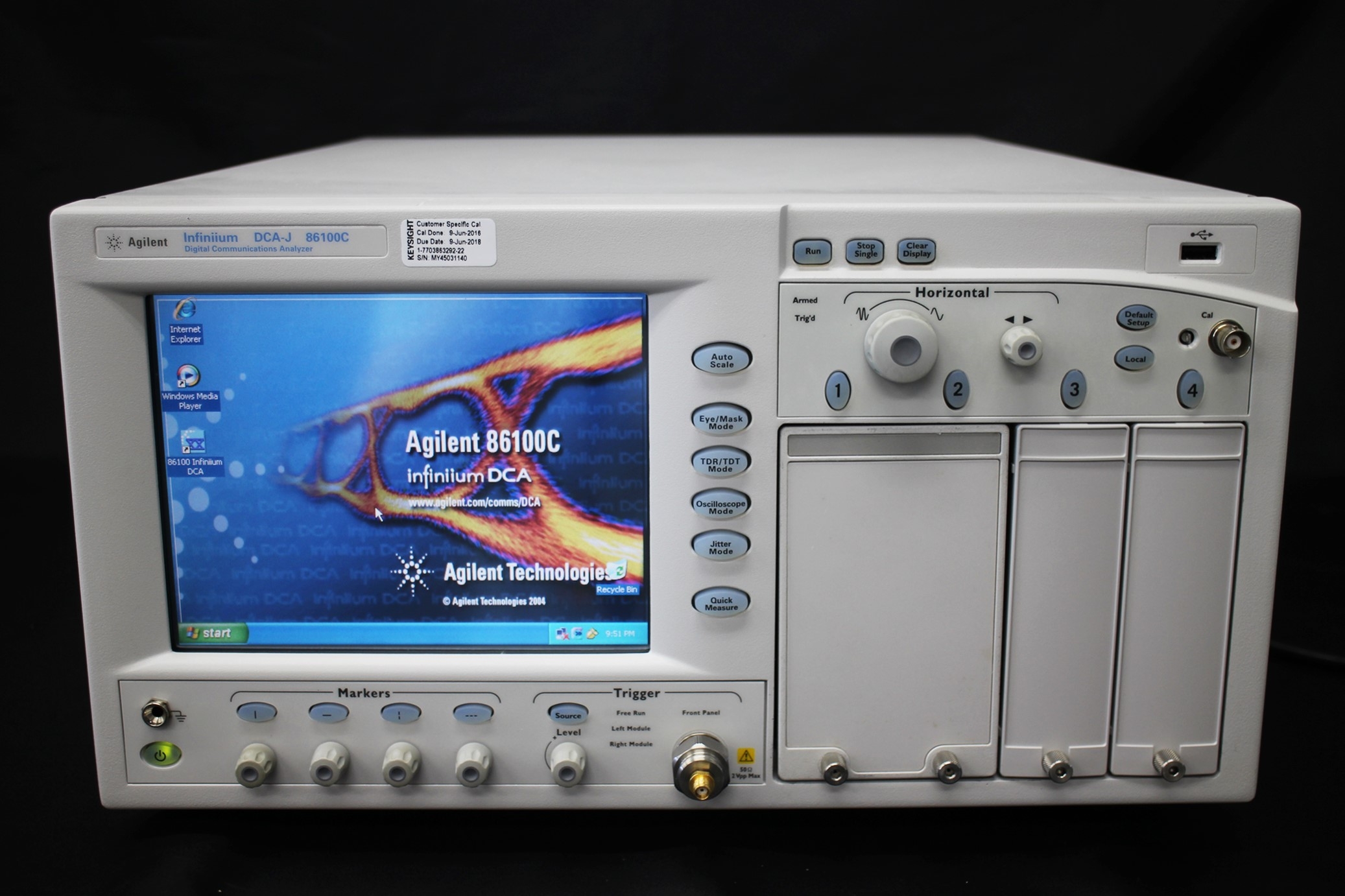 86100C /001/092/200/201/202Infiniium DCA Oscilloscope Mainframe