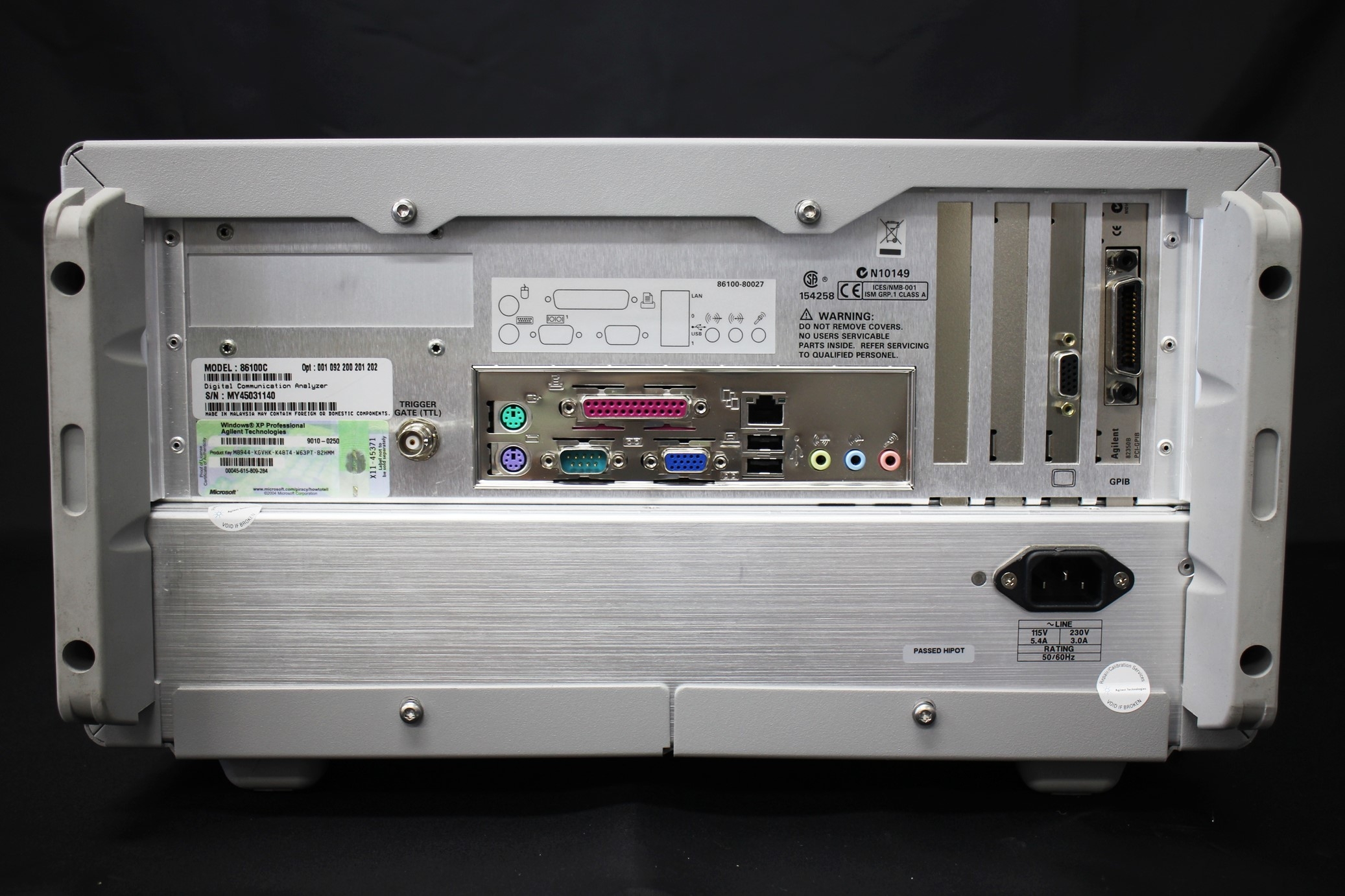 86100C /001/092/200/201/202Infiniium DCA Oscilloscope Mainframe