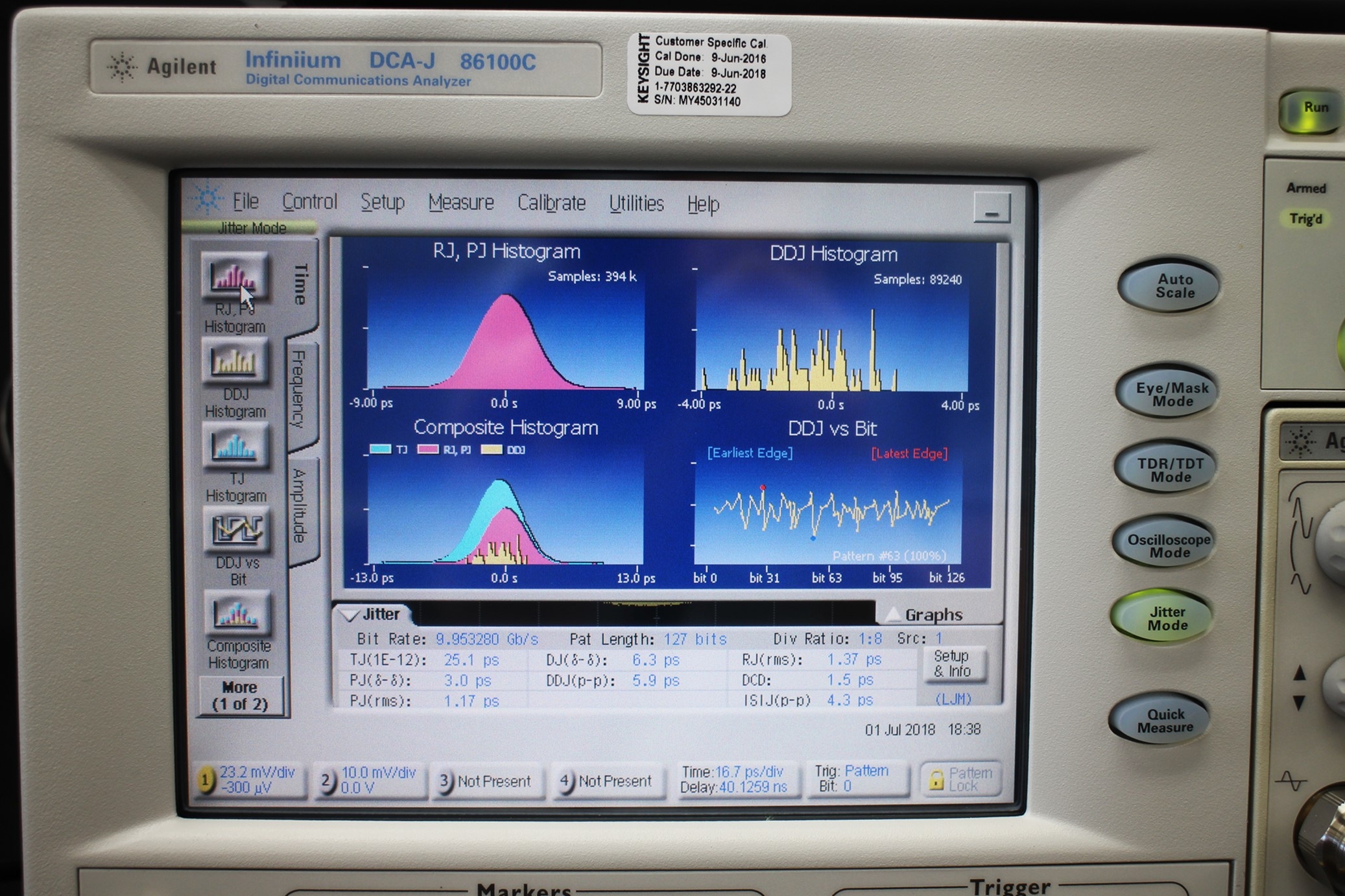 86100C /001/092/200/201/202Infiniium DCA Oscilloscope Mainframe