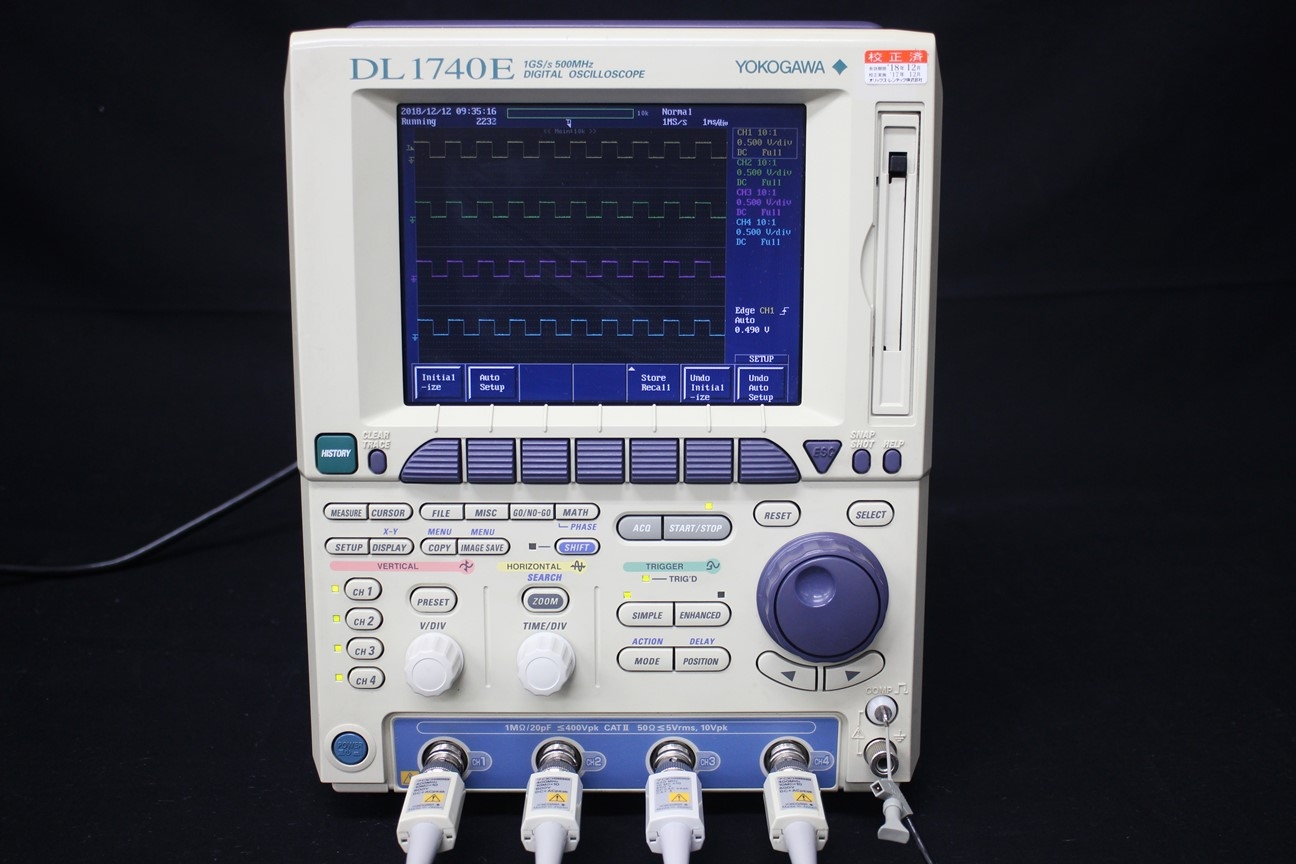 DL1740E500MHz 4ch 2MW Digital Oscilloscope 