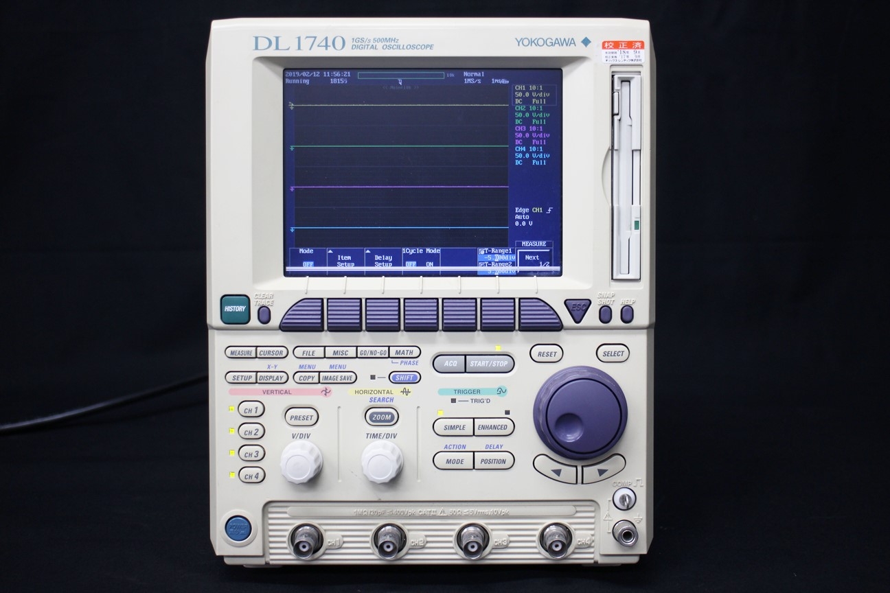 DL1740DC-500MHz 4ch 1MW Digital Oscilloscope 