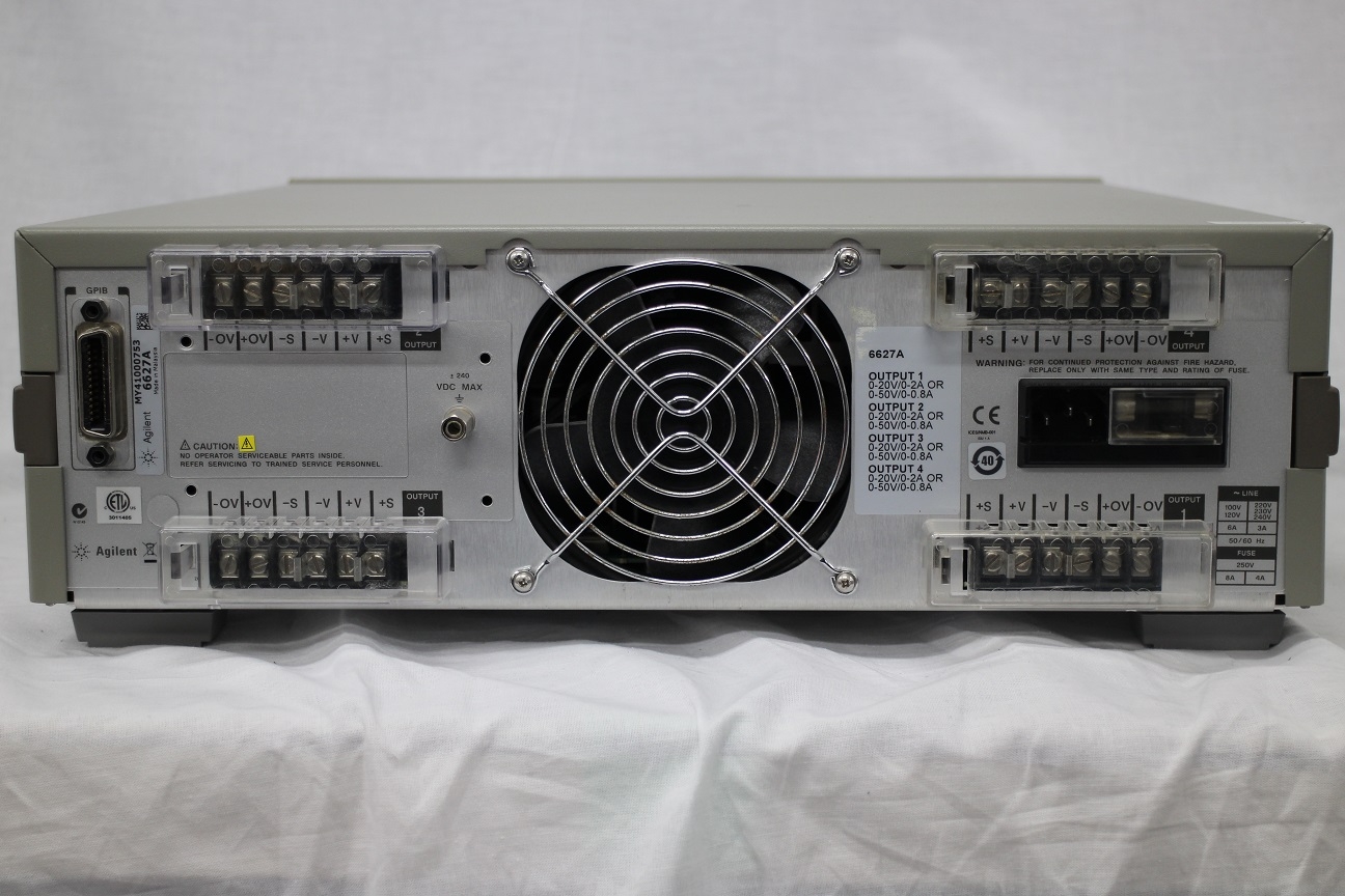 6627A0-50V 2A 4ch System DC Power Supply