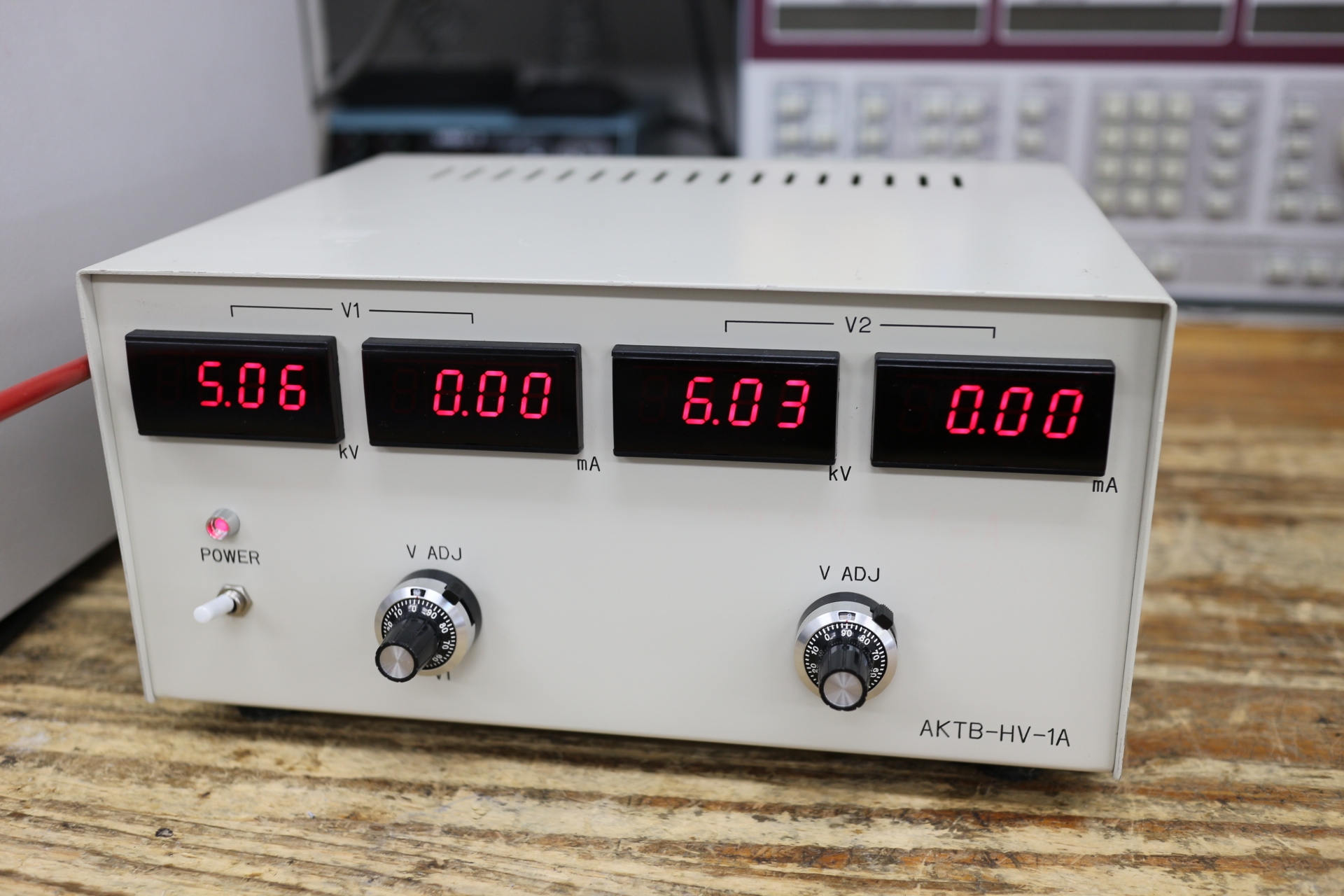 AKTB-HV1A6KV 1mA 5KV 1mA 2ch High Voltage PowerSupply