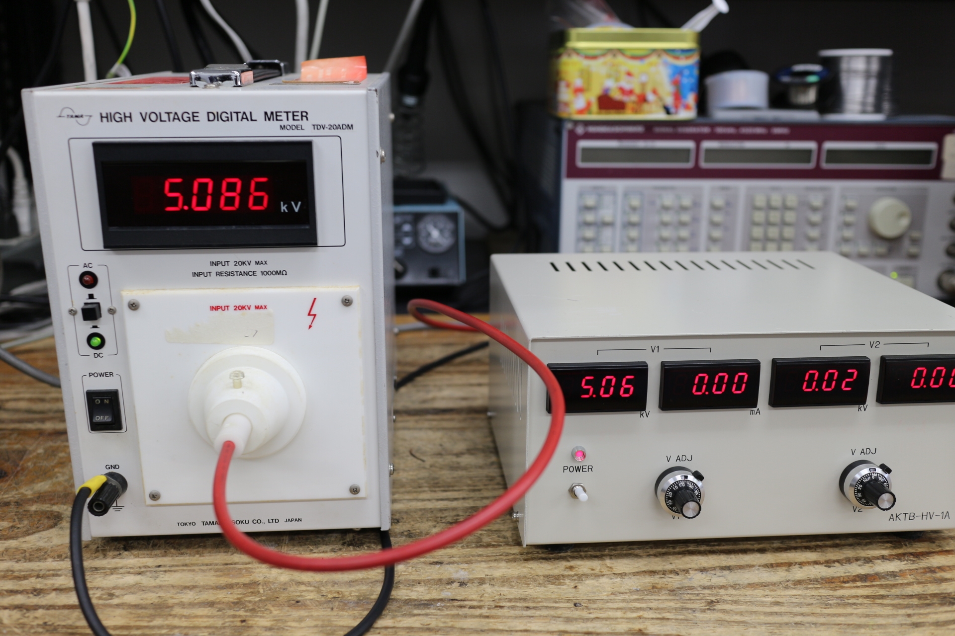 AKTB-HV1A6KV 1mA 5KV 1mA 2ch High Voltage PowerSupply