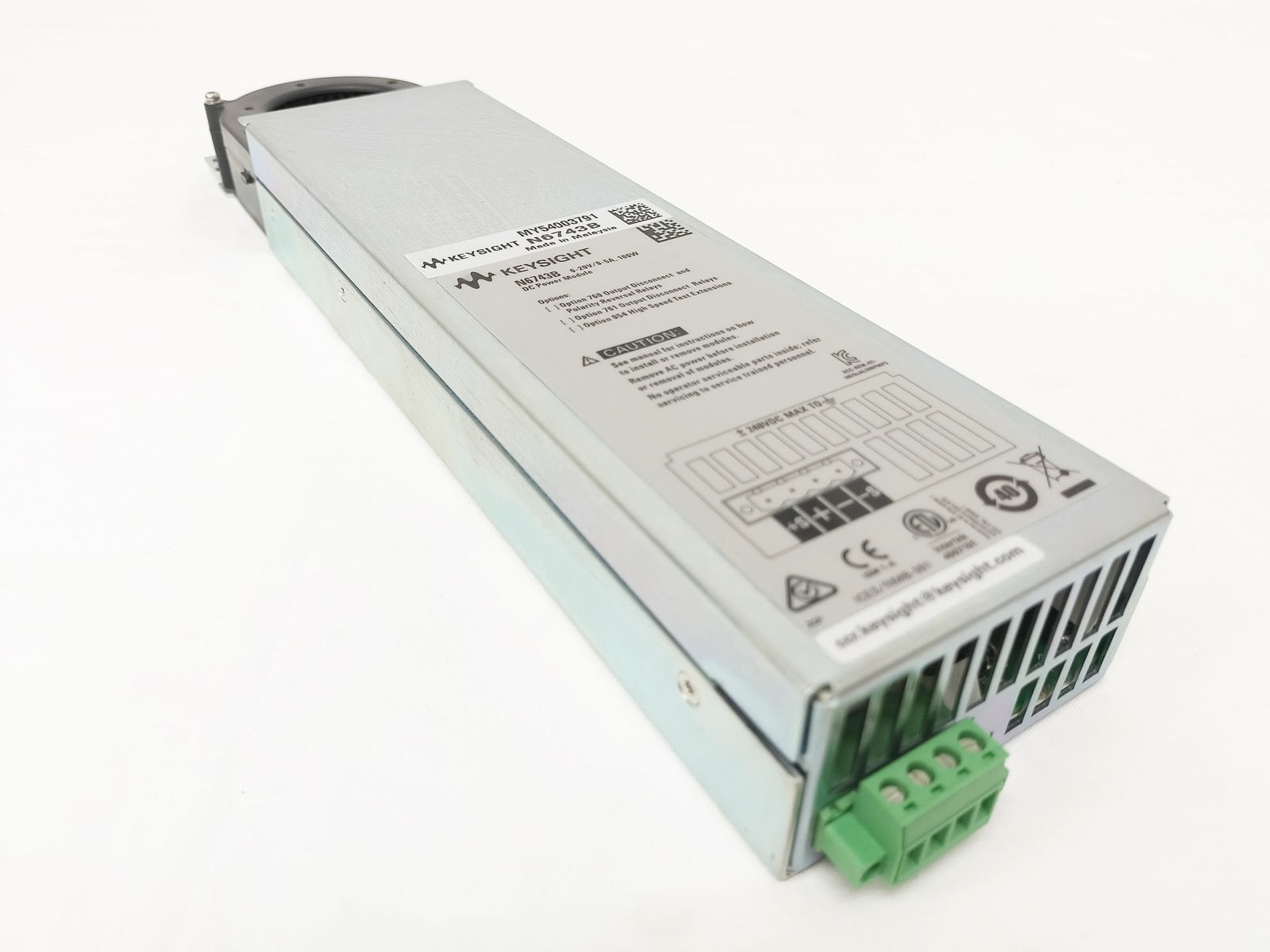 N6743BPower supply module 20V,5A,100W