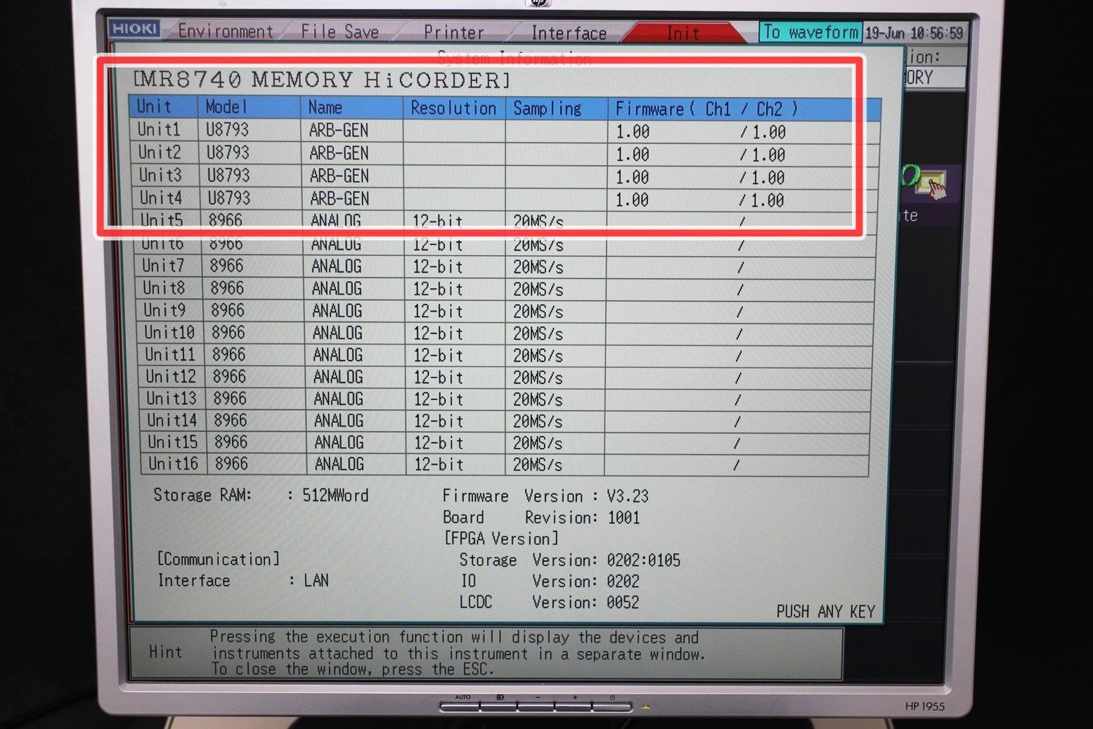 U8793Arbitrary waveform generating unit