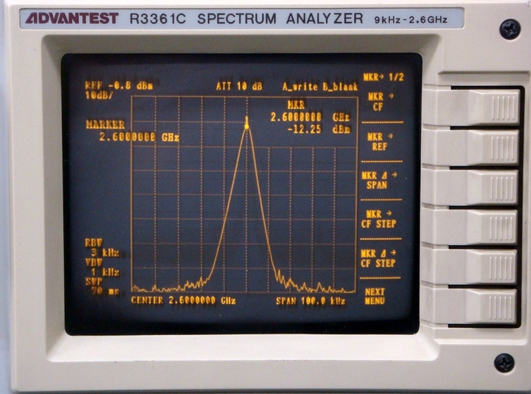 R3361C9kHz-2.6GHz Spectrum Analyzer TG