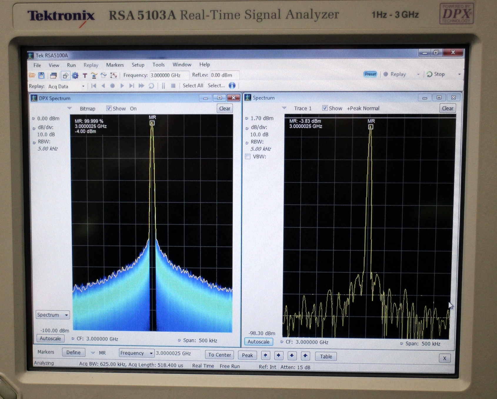 RSA5103A1Hz-3GHz DPX Signal Analyzer