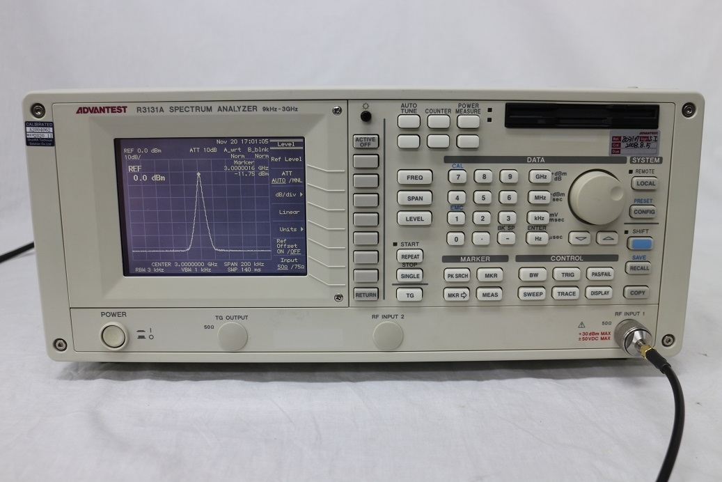 R3131A9KHz-3GHz Spectrum Analyzer