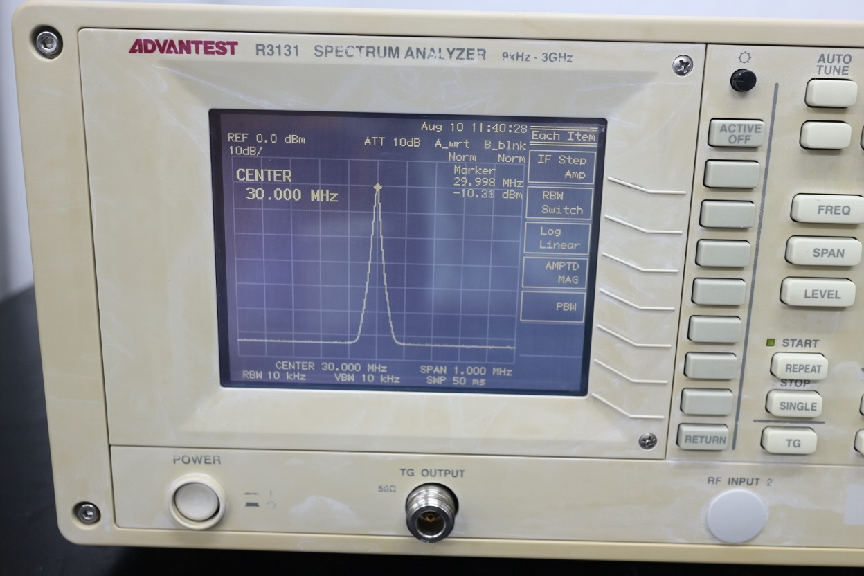 R3131 /743GHz Spectrum Analyzer TG