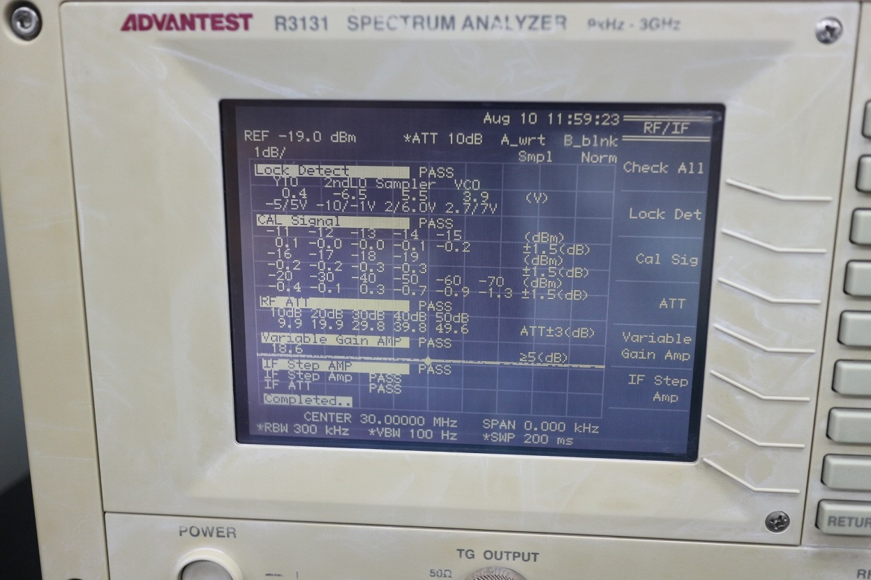 R3131 /743GHz Spectrum Analyzer TG