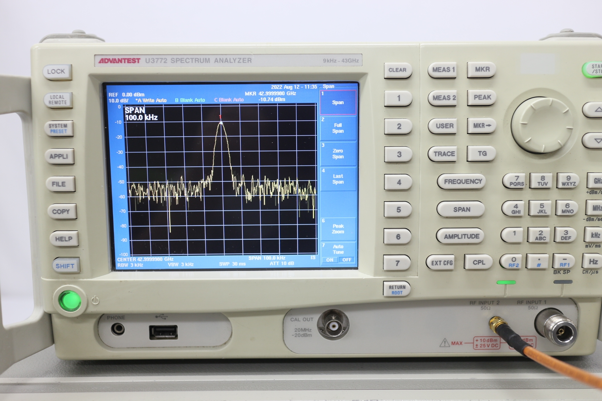 U3772 /2043GHz Portable Spectrum Analyzer