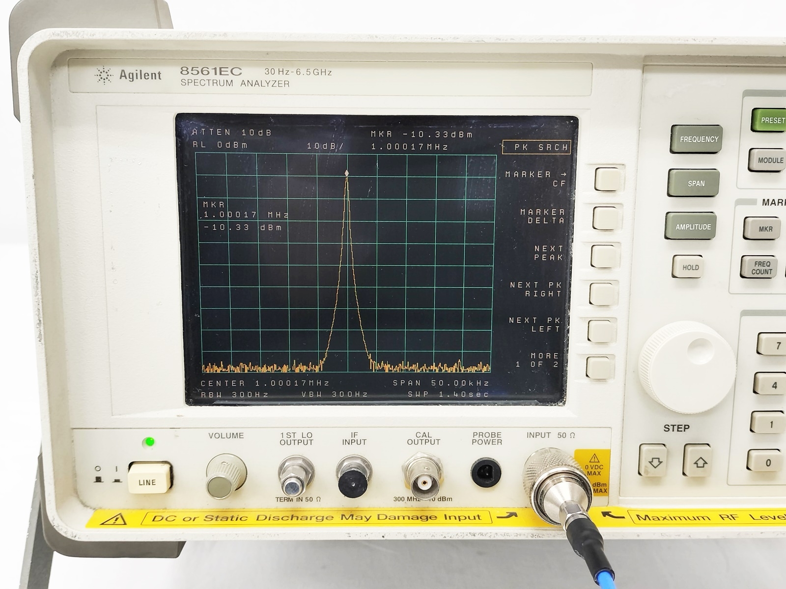 8561ECPortable Spectrum Analyzer