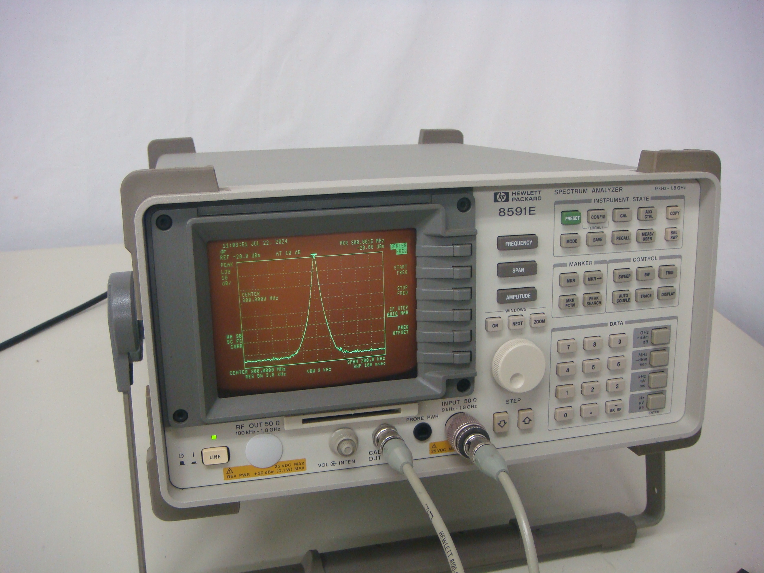 8591E /0411800MHz Spectrum Analyzer