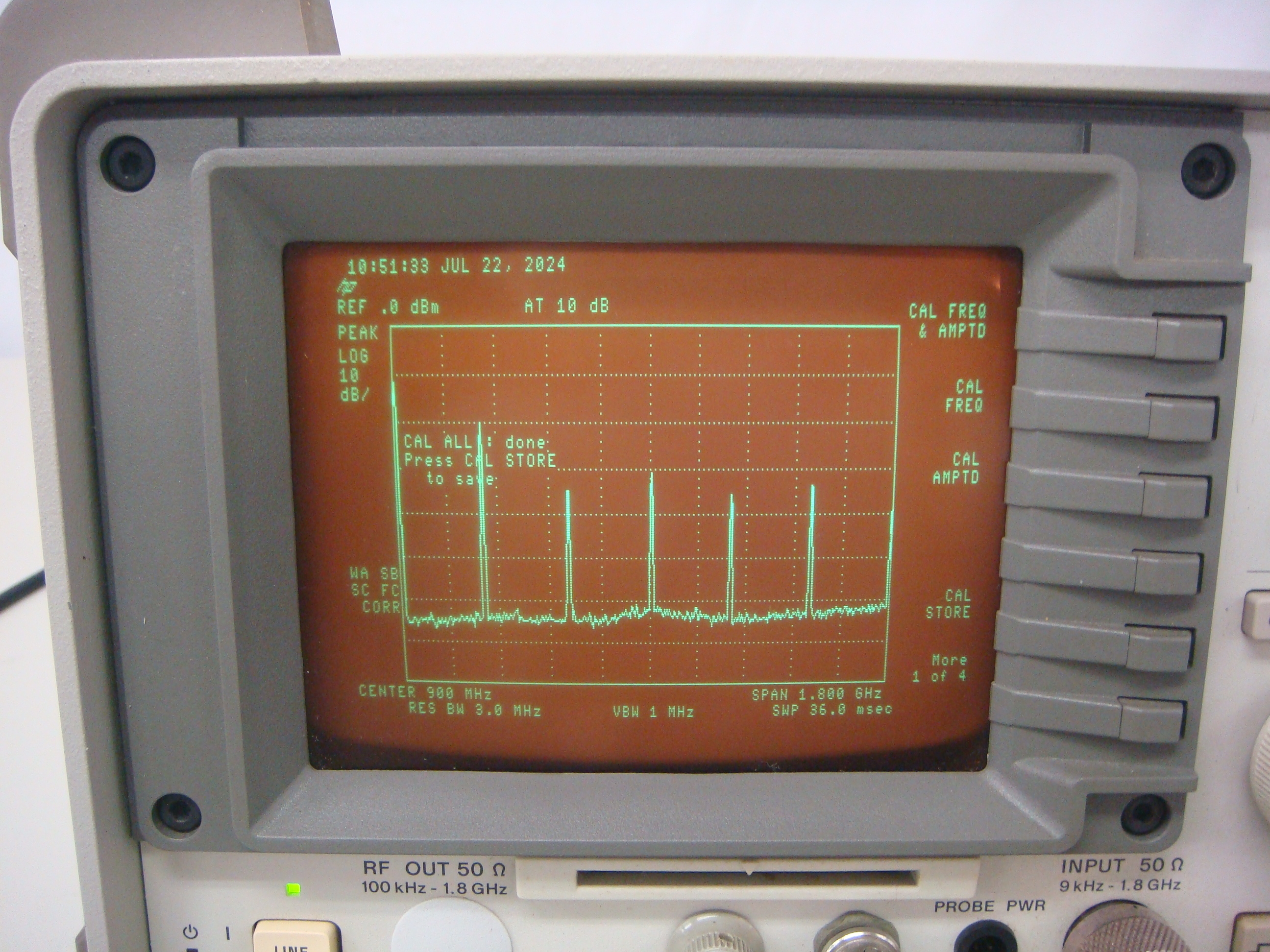 8591E /0411800MHz Spectrum Analyzer