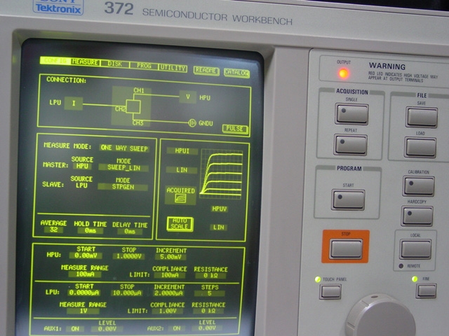 372 Semiconductor Parameter Analyzer with Fixture