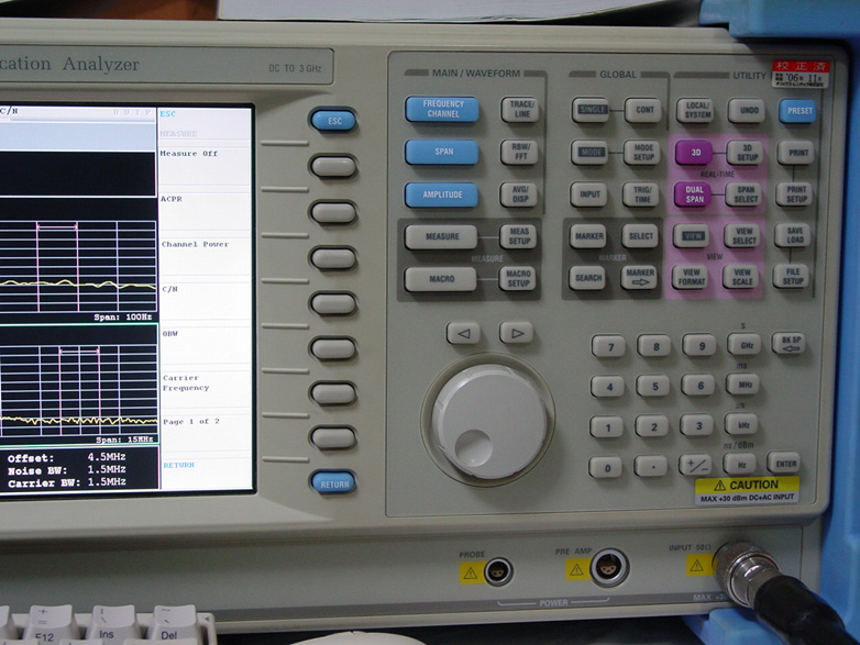 WCA230 /03DC-3GHz Wireless Communication Analyzer