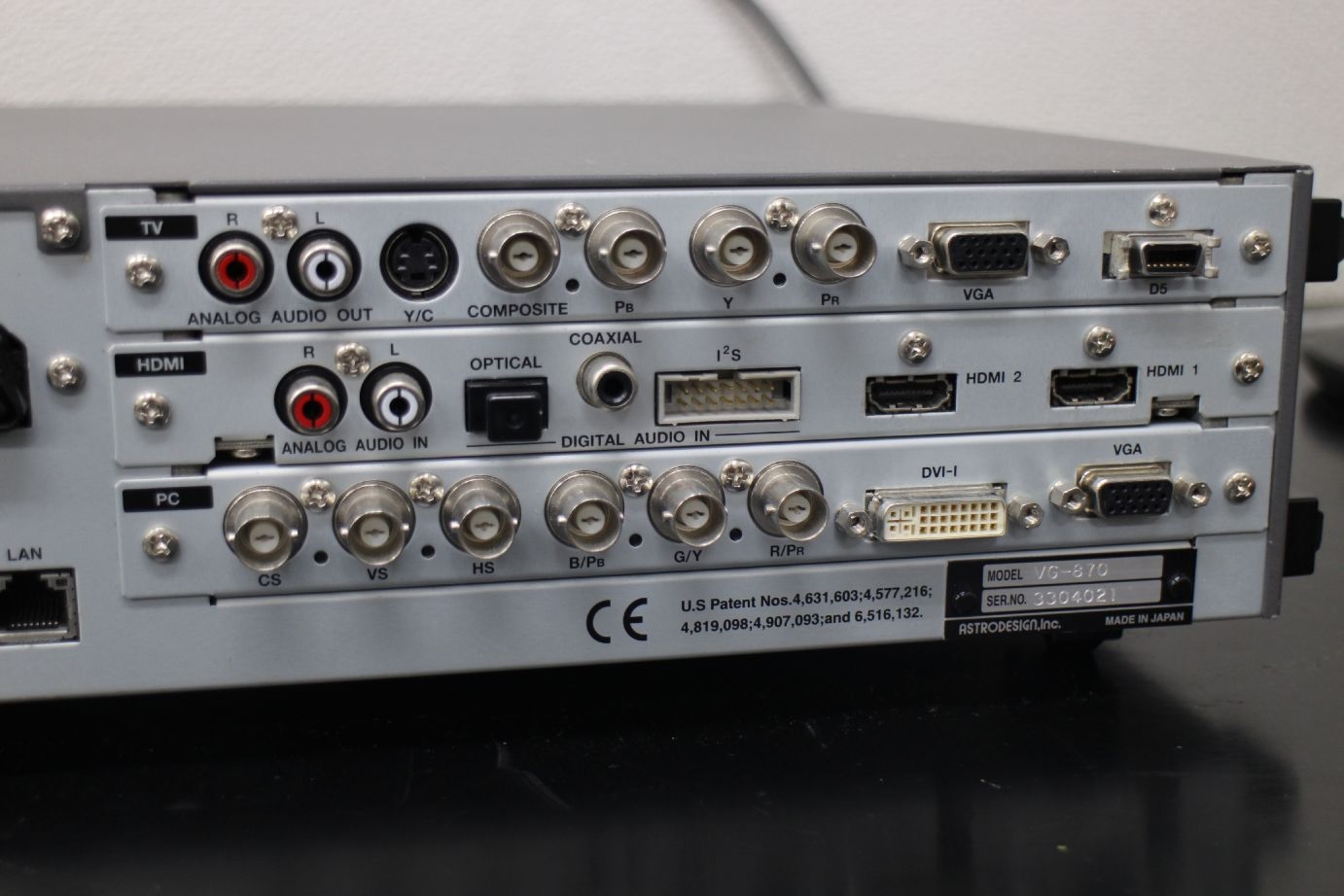 VG870Programmable Video Signal Generator 