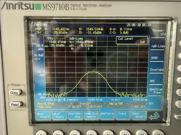 OTF-980-1-S-S-F-SP-1波長可変光フィルタ