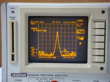 R3361AN9KHz-2.6GHz 75ohms TG Spectrum Analyzer