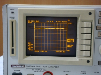 R3361AN9KHz-2.6GHz 75ohms TG Spectrum Analyzer