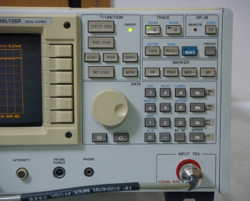 R3361AN /709KHz-2.6GHz Spectrum Analyzer 75ohms N(f) 