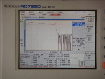 AQ7250 +AQ7254B1310/1550nm Mini-OTDR