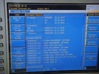 MT8815B /01/02Radio Communication Analyzer