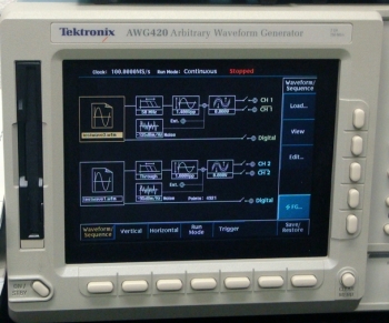 AWG420 /03200MHz 16bit 2ch Airbitarity Waveform Generator