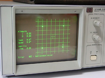 3709B256QAM IQ Constellation analyzer