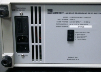 AX4000P/EATM Test system portable chassis