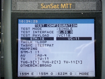 SSMTT-C SDH 1.5M- 2.5Gb/s 1310/1550nm Analyzer