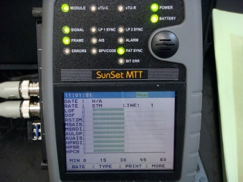 SSMTT-C SDH 1.5M- 2.5Gb/s 1310/1550nm Analyzer