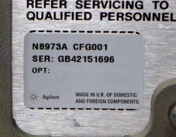 N8973A3GHz NFA Noise Figure Analyzer