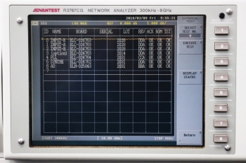 R3767CG /11300KHz-8GHz 3ports Network Analyzer