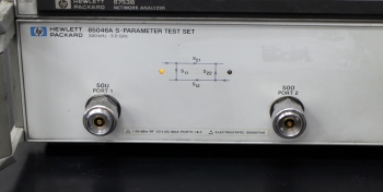 8753B with 85046A300kHz-3GHz Network Analyzer