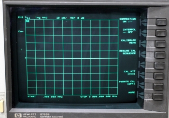 8753B with 85046A300kHz-3GHz Network Analyzer