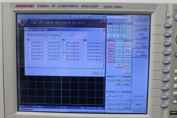 R3860A/1400-2010300kHz-20GHz 4port RF compornent analyzer