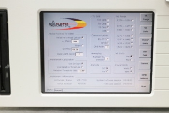 WA7100 Optical Channel Analyzer