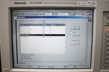 TDS8000BDigital Sampling Oscilloscope <b>Diag Error</b>