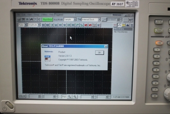 TDS8000BDigital Sampling Oscilloscope <b>Diag Error</b>