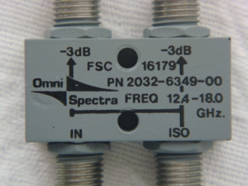2032-6349-0012.4-18GHz Hybrid 3dB coupler