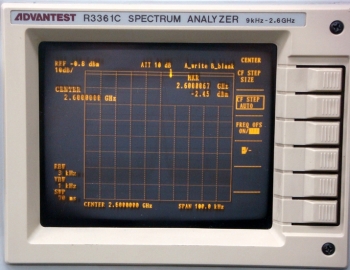 R3361C9kHz-2.6GHz Spectrum Analyzer TG