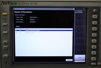 MS2691A /001,003,00850Hz-13.5GHz シグナルアナライザ