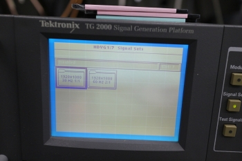 TG2000HDTV Signal Generator